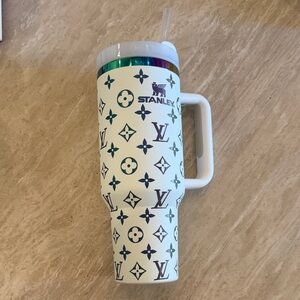 New Stanley x Louis Vuitton LV Monogram Insulated Tumbler - White
